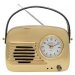 KARE Design Stolní hodiny Retro radio 20x22cm