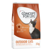 Concept for Life Outdoor Cats – vylepšená receptura - 3 x 3 kg