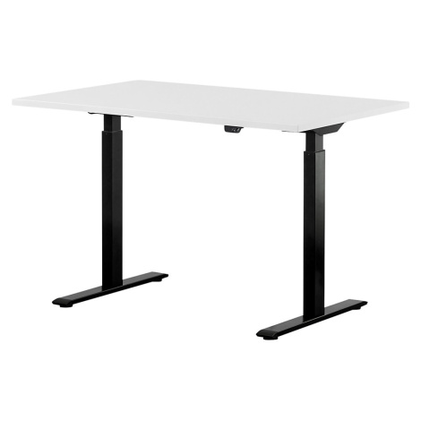 Topstar Psací stůl s elektrickým přestavováním výšky, rovné provedení, š x h 1200 x 800 mm, bílá