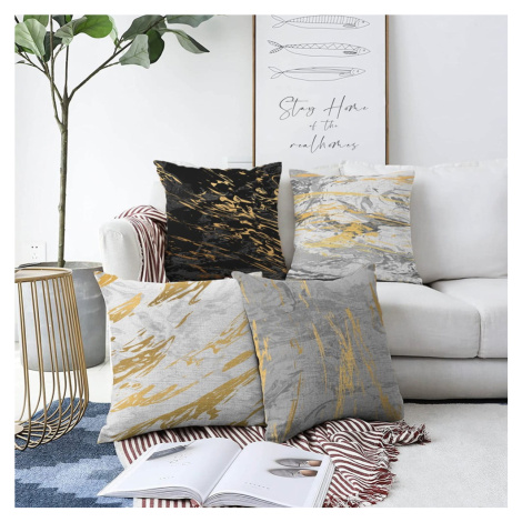 Sada 4 povlaků na polštáře Minimalist Cushion Covers Artsy, 55 x 55 cm