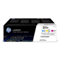 HP 201X CYM Tri-Pack LJ Toner Cartridge Vícebarevná