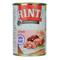 Rinti Dog konzerva krůta 400g + Množstevní sleva