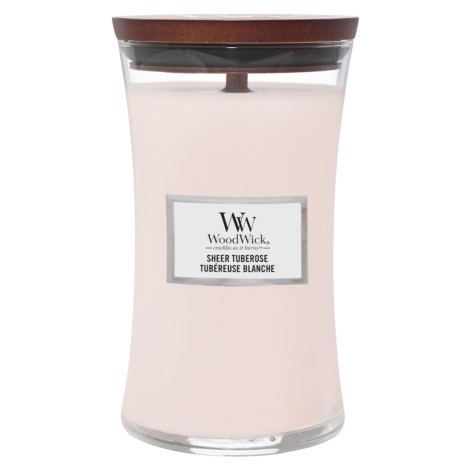 WOODWICK vonná svíčka velká, Sheer tuberose 609 g