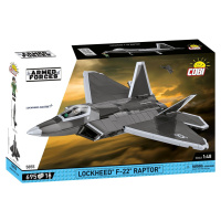 Cobi 5855 armed forces 1:48 americký pokročilý stíhací letoun lockheed martin f-22 raptor