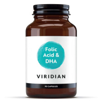 Viridian Folic Acid with DHA 90 kapslí