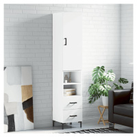 vidaXL Skříň highboard bílá 34,5 x 34 x 180 cm kompozitní dřevo