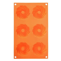 ORION Forma na věnečky 6 silikon oranžová