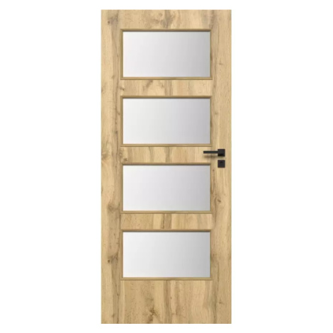 Interiérové dveře Eliza 4*4 70L dub wotan 385 BAUMAX
