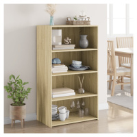 vidaXL Skříň highboard dub sonoma 70 x 41 x 124 cm kompozitní dřevo