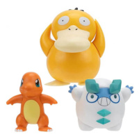 Pokémon akční figurky Charmander, Galarian Darumaka a Psyduck - 5 cm