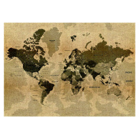 FTN M 2683 AG Design vliesová fototapeta na zeď 1-dílná Map old, velikost 160 x 110 cm