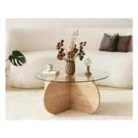 Sofahouse Designový konferenční stolek Jameela 75 cm vzor safírový dub
