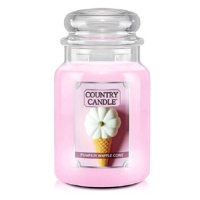 Country Candle Svíčka ve skleněné dóze, Dýňový vaflový kornoutek, 680 g