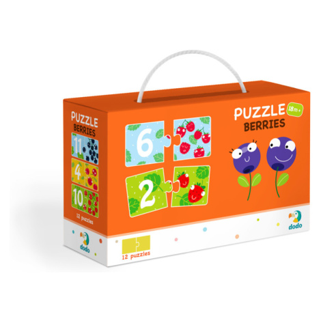 Dodo Puzzle Duo Čísla Brouci 12x2 dílků - TM Toys