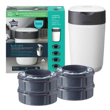 Tommee Tippee Twist & Click Koš na pleny + 4 kazety