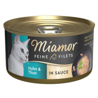 Miamor Feine Filets v omáčce 24 x 85 g - kuřecí a tuňák