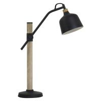 Černá stolní lampa (výška 44 cm) Banu – Light & Living