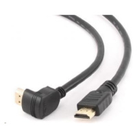 GEMBIRD Kabel HDMI - HDMI 1.8m, 90° konektor (v1.4, M/M, zlacené kontakty, úhlový, stíněný)