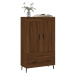 vidaXL Skříň highboard hnědý dub 69,5 x 31 x 115 cm kompozitní dřevo