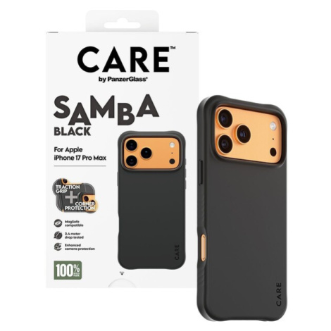PanzerGlass® CARE Samba kryt s MagSafe Apple iPhone 17 Pro Max Black