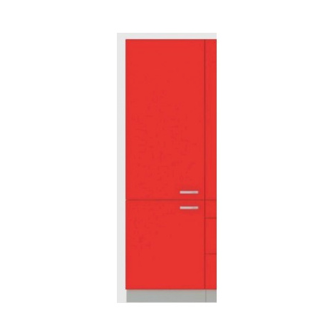 Vysoká kuchyňská skříň Rose 60DK, 60 cm, červený lesk Asko