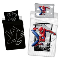 Jerry Fabrics Bavlněné povlečení se svítícím efektem 140x200 + 70x90 cm - Spider-man 