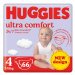 HUGGIES® Plenky jednorázové Ultra Comfort Mega 4 (7-18 kg) 66 ks