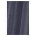 Dekorační záclona s kroužky LINWOOD tmavě šedá 140x260 cm (cena za 1 kus) France SUPER CENA