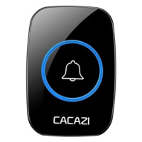 CACAZI A10 bezdrátový 1x přídavné tlačítko - černé