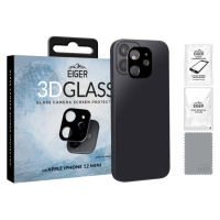 Ochranné sklo Eiger 3D GLASS Camera Lens Protector for Apple iPhone 12 Mini in Clear/Black