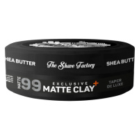 The Shave Factory Exclusive Matte Clay - matná hlína se silnou fixací, 150 ml Shea Butter 99- Ta