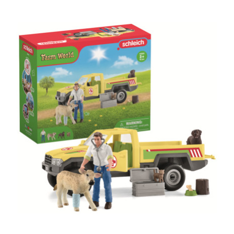 Schleich 42503 Záchranné terénní auto s veterinářem