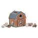 LITTLE DUTCH Domek s vkládacími tvary dřevěný Farma