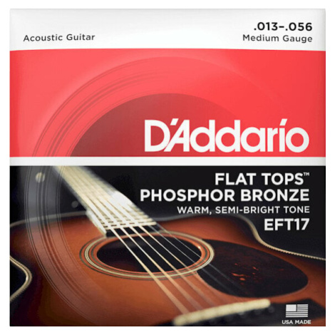 D'Addario EFT17 Struny pro akustickou kytaru