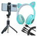 Selfie Tyč Tripod Stativ Bluetooth Dálkové Ovládání