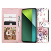 Pouzdro TECH-PROTECT WALLET XIAOMI REDMI NOTE 13 PRO 5G / POCO X6 5G BLOSSOM FLOWER (59063023000