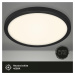 BRILONER LED stropní svítidlo, pr. 40,5 cm, 24,5 W, černá BRI 3468-415