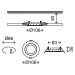 BRILONER 3ks sada LED vestavné svítidlo, pr. 10,6 cm, 7 W, bílé BRI 7114-436