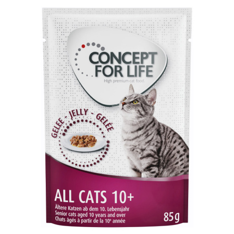 Výhodné balení Concept for Life 48 x 85 g - All Cats 10+ v želé