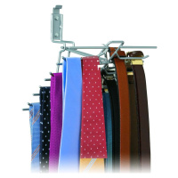 Kovový věšák na kravaty a opasky – Rayen