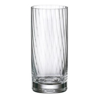 BOHEMIA ROYAL CRYSTAL Sklenice Long Drink 6 ks 470 ml Barware waterfall