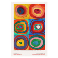 Obrazová reprodukce Colour Study V.4 (Abstract Vibrant Colourful Circles, 4 of 4) - Wassily Kand