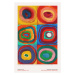 Obrazová reprodukce Colour Study V.4 (Abstract Vibrant Colourful Circles, 4 of 4) - Wassily Kand