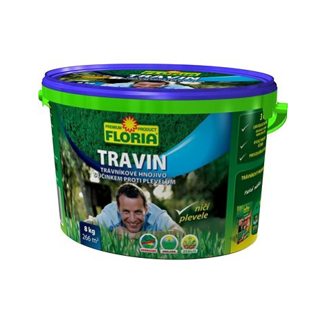 AGRO Trávníkové hnojivo TRAVIN FLORIA, 8kg