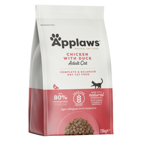 Applaws Cat Adult kuře s kachnou granule 7,5 kg