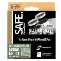 PanzerGlass SAFE Camera Apple iPhone 16/16 Plus třpytivě stříbrné HoOps