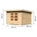 Dřevěný domek KARIBU BASTRUP 5 (73287) natur LG2841