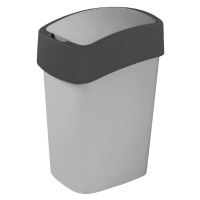 Odpadkový koš flip bin 10l 186133 stříbrno/grafit