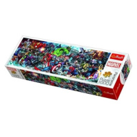 Trefl Panoramatické puzzle 1000 - Marvel Universe