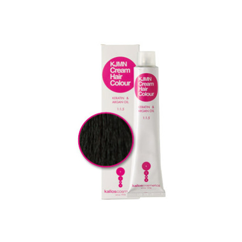 Kallos KJMN Cream Hair Color - krémová profesionální barva na vlasy, 100 ml 2.0 velmi tmavohnědá